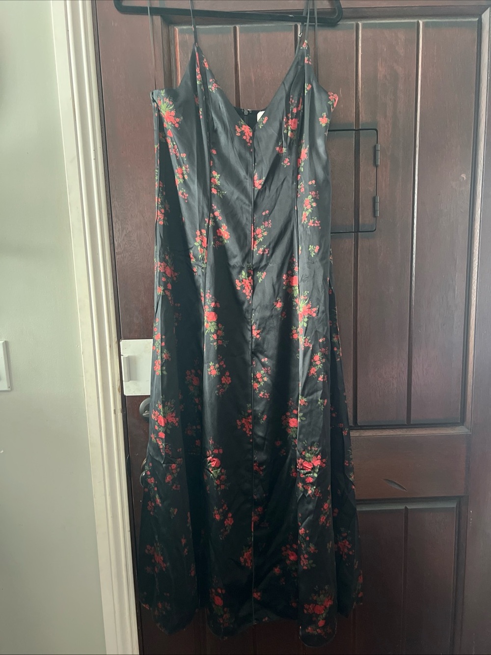 Reformation lya Maxi silk Slip Dress in bossanova size 12